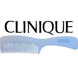 Clinique Vintage Wide Tooth Detangling Comb Off White Hard Plastic Hair Accessor